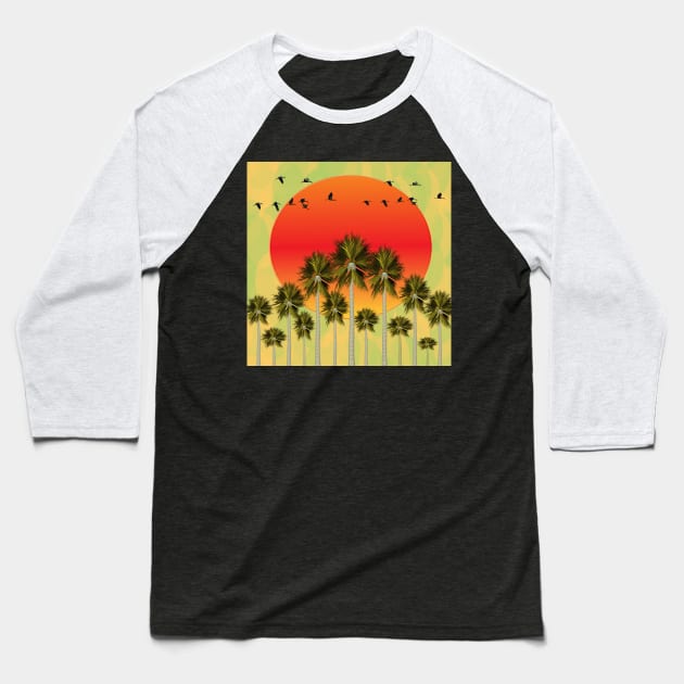 indain sumer Baseball T-Shirt by mojo53